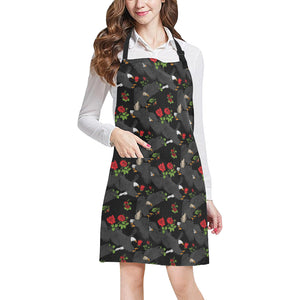 Eagle Pattern Print Design 04 All Over Print Adjustable Apron