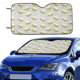 Sandwich Pattern Print Design 05 Car Sun Shade