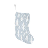 Christmas tree winter forest pattern Christmas Stocking