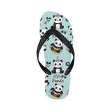Cute baby panda pattern Unisex Flip Flops