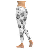 Hand drawn french fries pattern Women's Legging Fulfilled In US