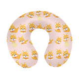 Cute shiba inu dog pattern U-Shaped Travel Neck Pillow