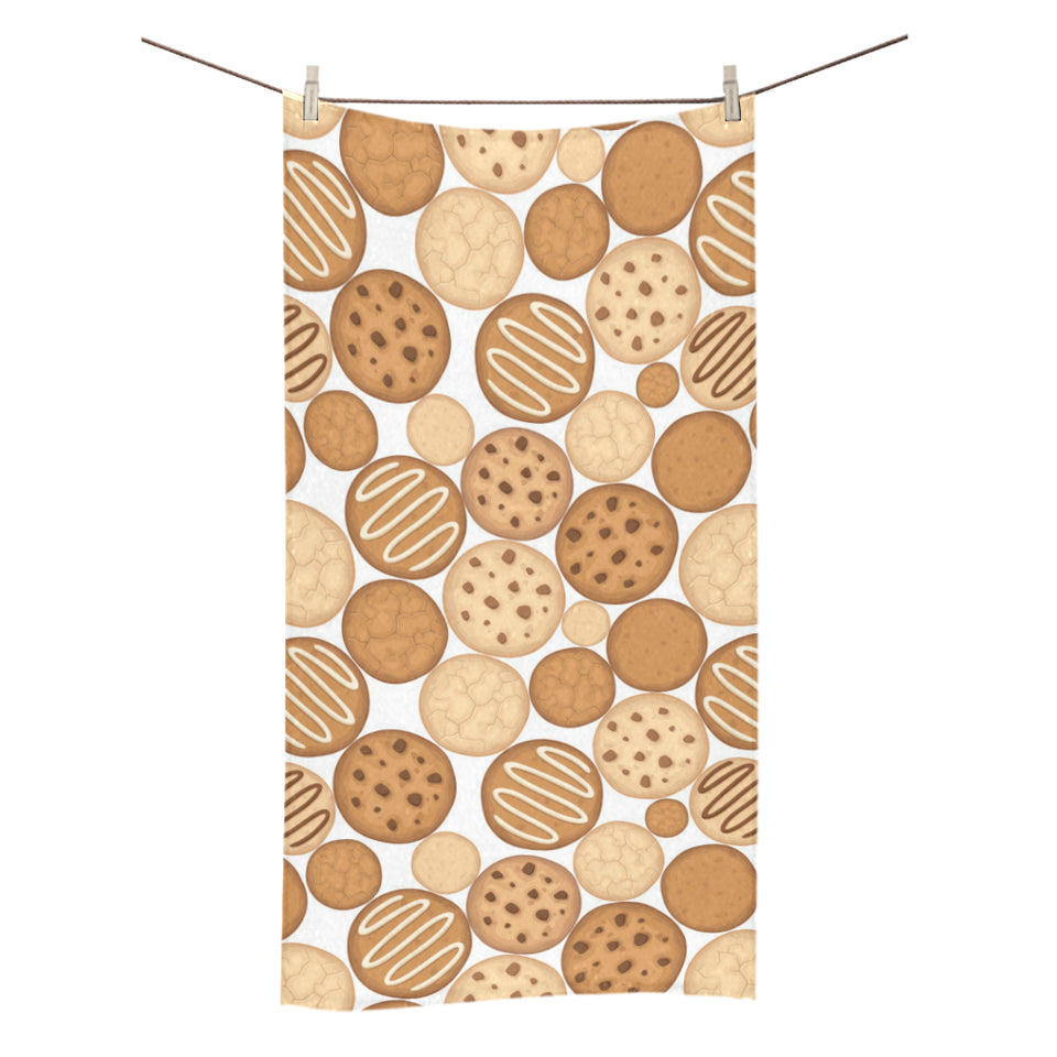 Various cookie pattern Bath Towel