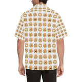 Hamburger Pattern Print Design 04 Men's All Over Print Hawaiian Shirt (Model T58)