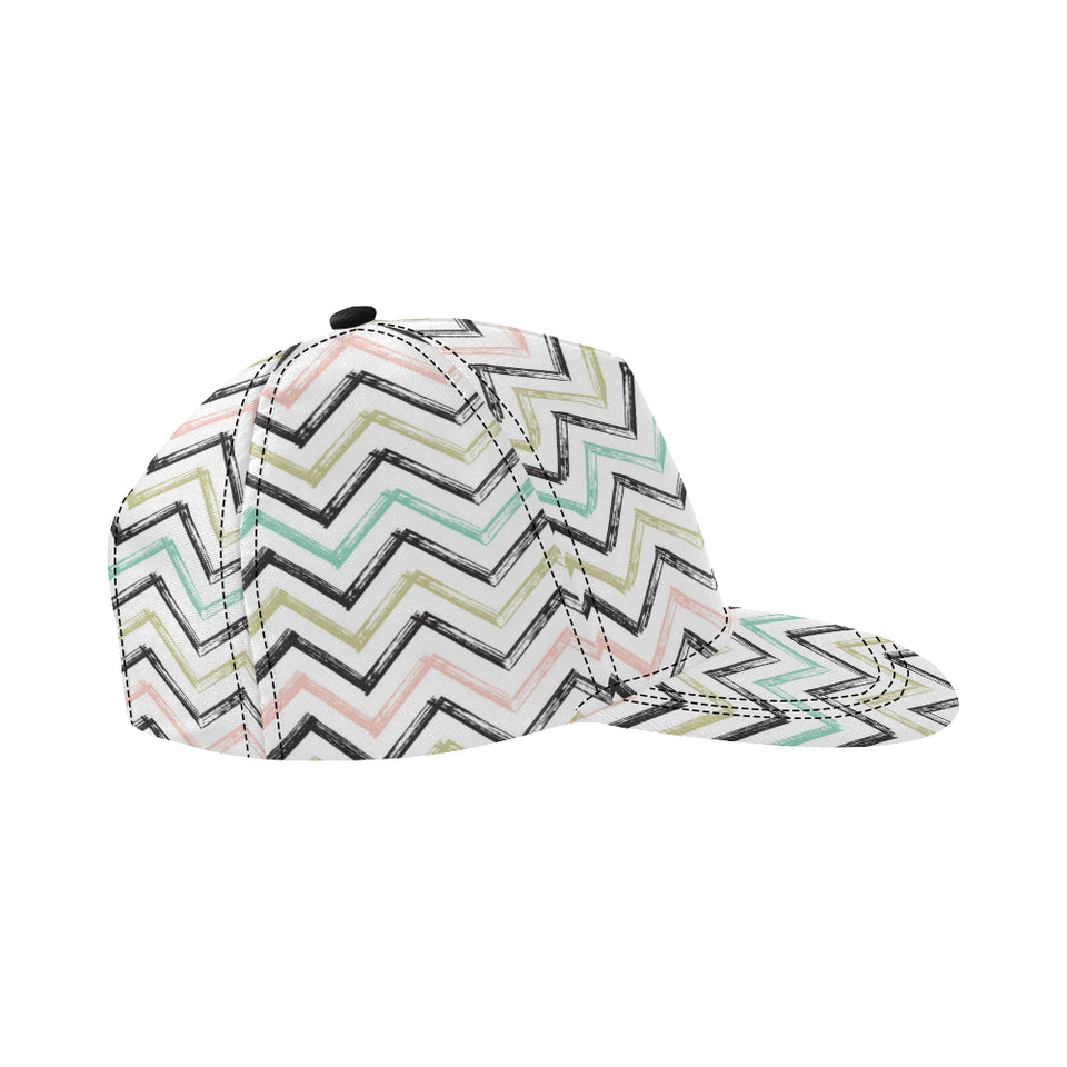 zigzag  chevron paint pattern All Over Print Snapback Cap