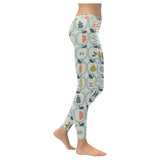 apples leaves pattern Women's Legging Fulfilled In US