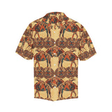 Camel polynesian tribal design pattern Men's All Over Print Hawaiian Shirt