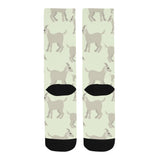 Little young goat pattern Crew Socks