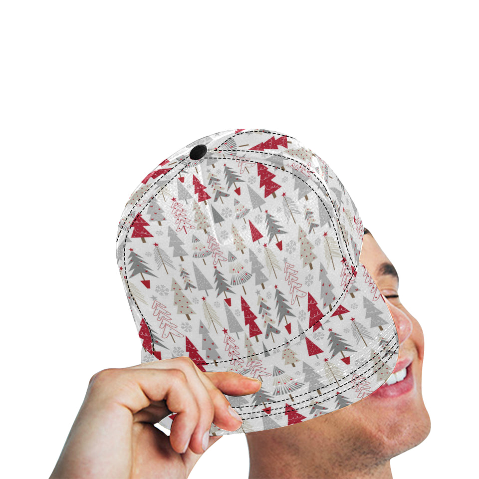 Cute Christmas tree pattern All Over Print Snapback Cap