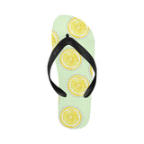 slice of lemon pattern Unisex Flip Flops