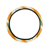 Carrot Pattern Print Design 01 Car Steering Wheel Cover