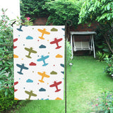 Airplane star cloud colorful House Flag Garden Flag