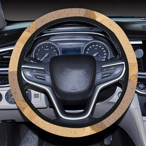 Bread Toast Pattern Print Design 04 Car Steering Wheel Cover