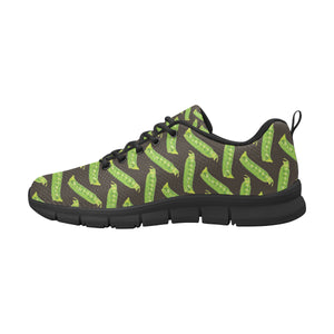 Green Peas Pattern Print Design 05 Women's Sneaker Shoes