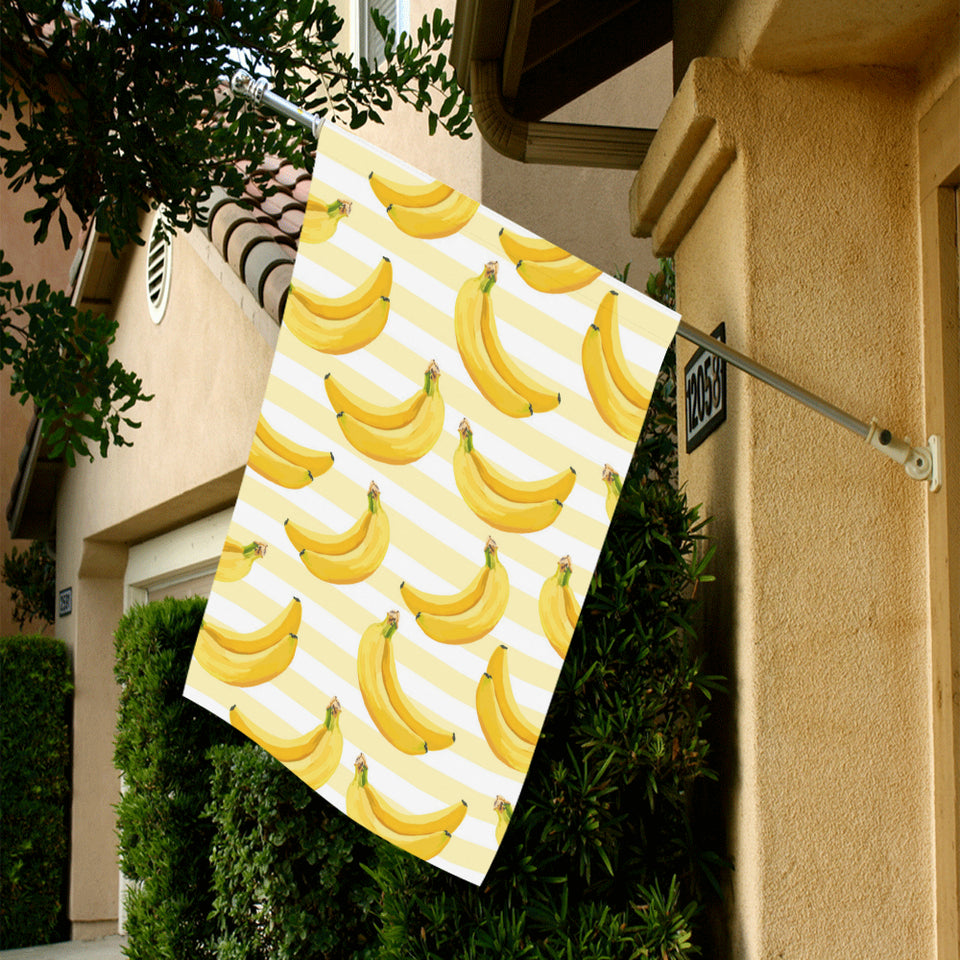 Banana pattern blackground House Flag Garden Flag