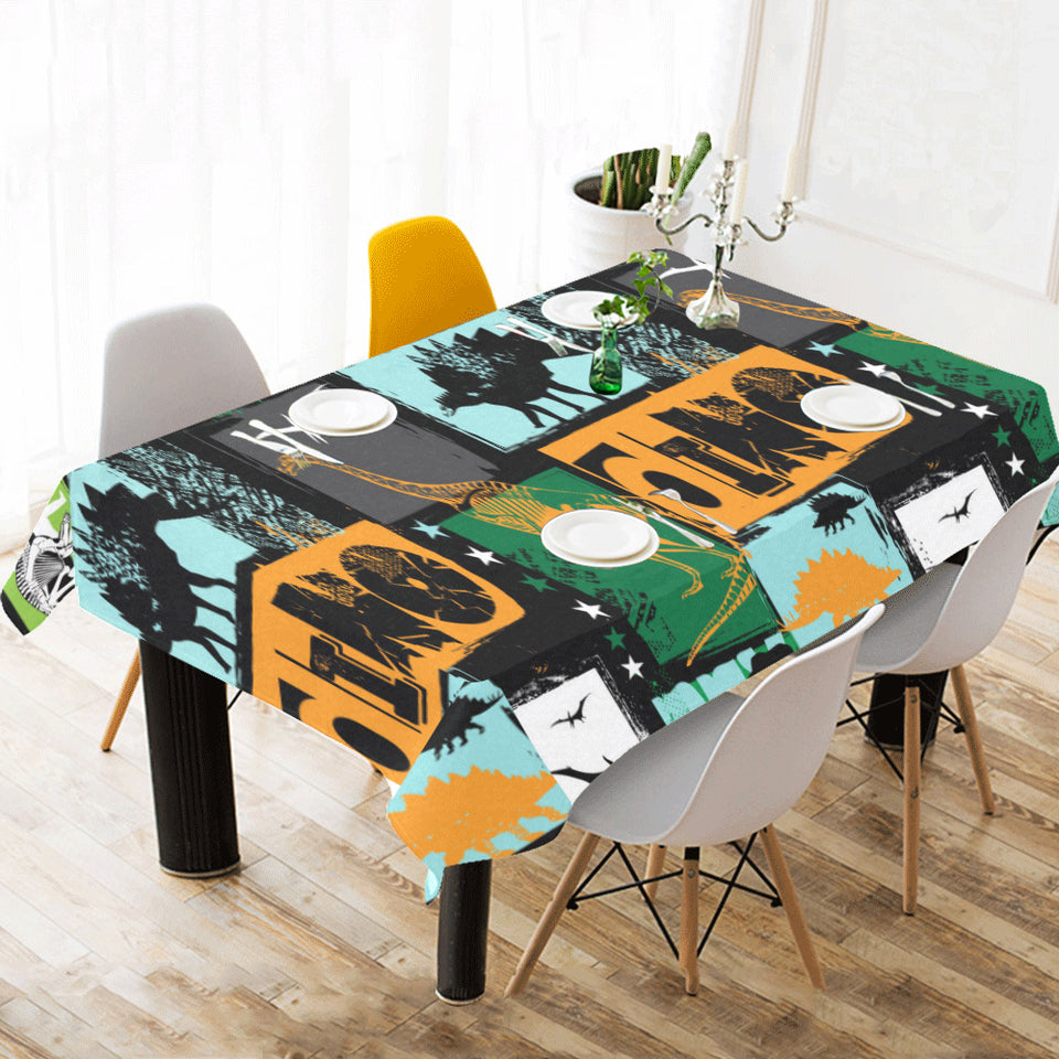 dinosaurs print pattern Tablecloth