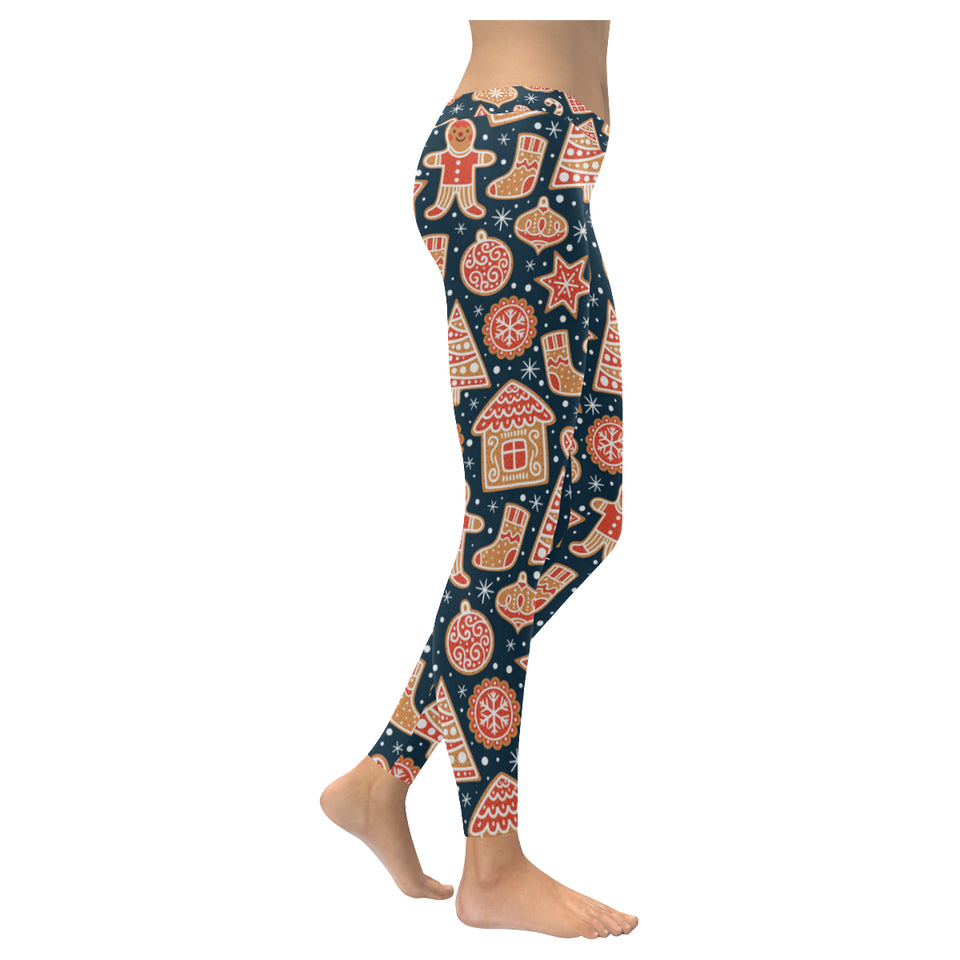 Christmas gingerbread cookie pattern Women's Legging Fulfilled In US