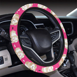 Guinea Pig Pattern Print Design 01 Car Steering Wheel Cover