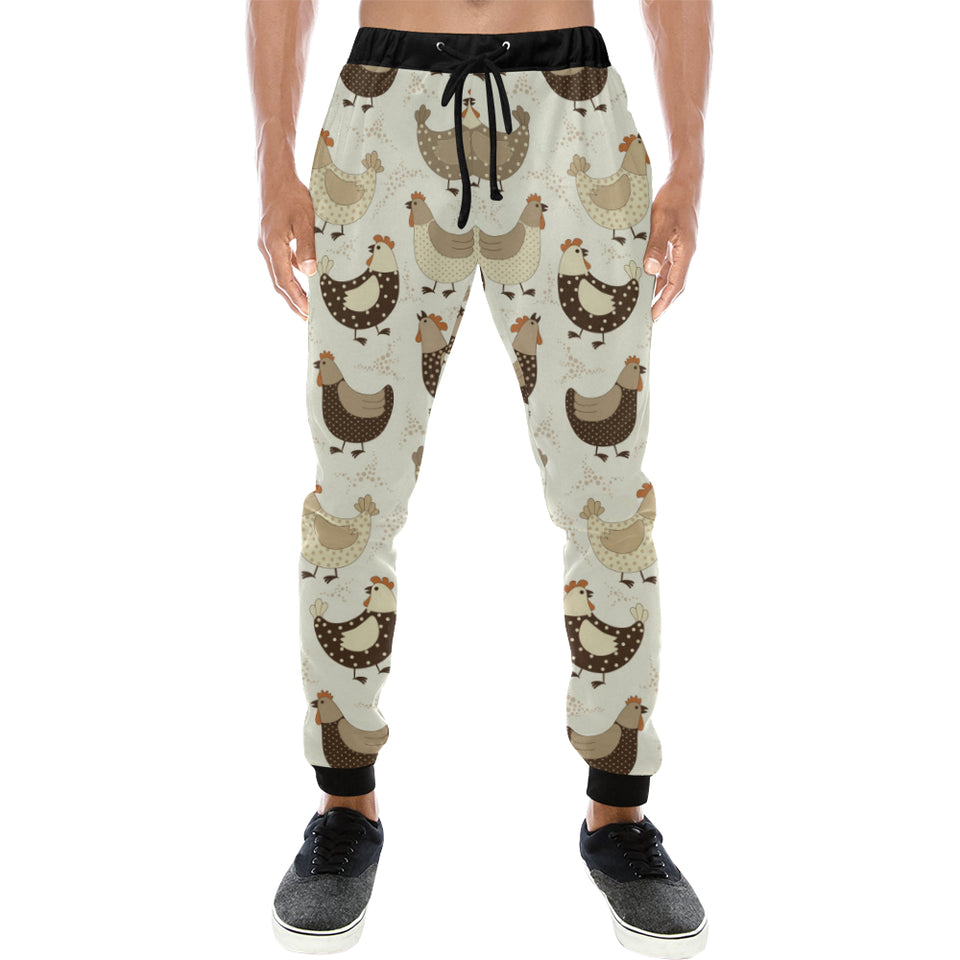 Cute rooster chicken cock Unisex Casual Sweatpants
