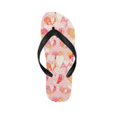 Hand drawn heart design pattern Unisex Flip Flops