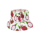 dragon fruits white background Unisex Bucket Hat