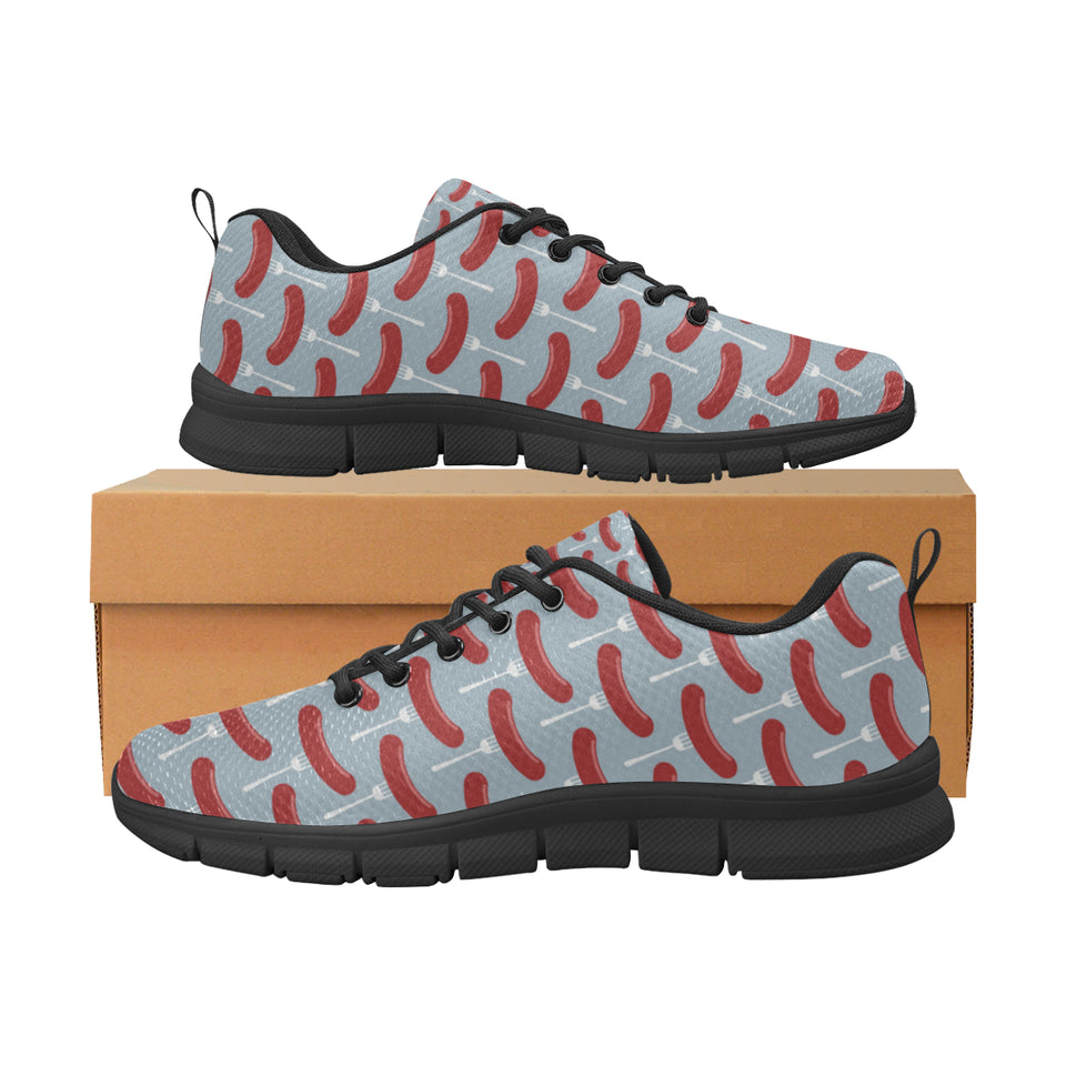 Sausage Pattern Print Design 02 Women's Sneaker Shoes