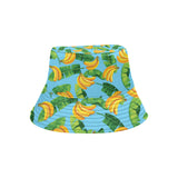 banana leaves banana design pattern Unisex Bucket Hat
