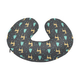 Deers star tree pattern U-Shaped Travel Neck Pillow