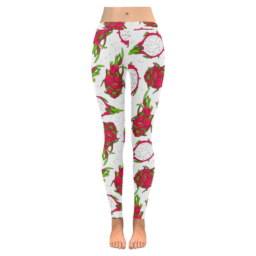 dragon fruits white background Women's Legging Fulfilled In US