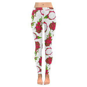 dragon fruits white background Women's Legging Fulfilled In US