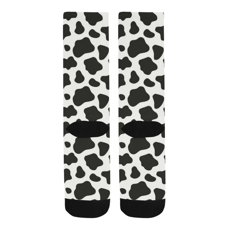 Cow skin pattern Crew Socks