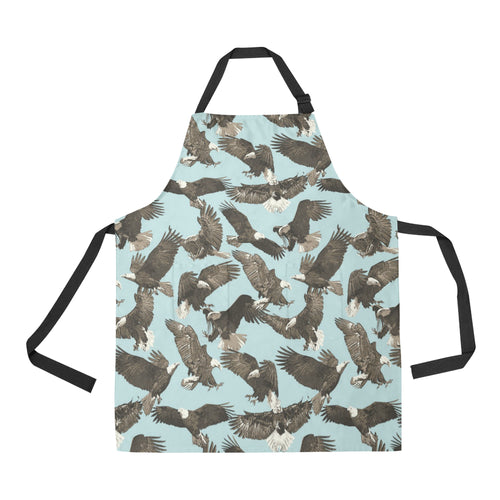 Eagle Pattern Print Design 01 All Over Print Adjustable Apron