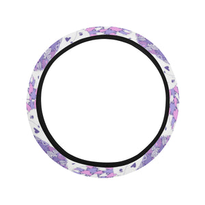 Hedgehog Pattern Print Design 05 Car Steering Wheel Cover