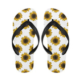 sunflowers design pattern Unisex Flip Flops