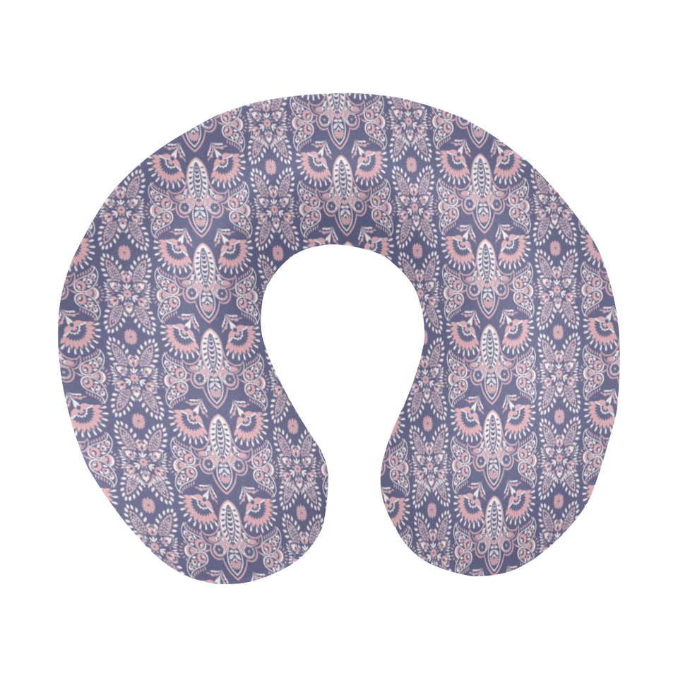 Indian Batik Style pattern U-Shaped Travel Neck Pillow