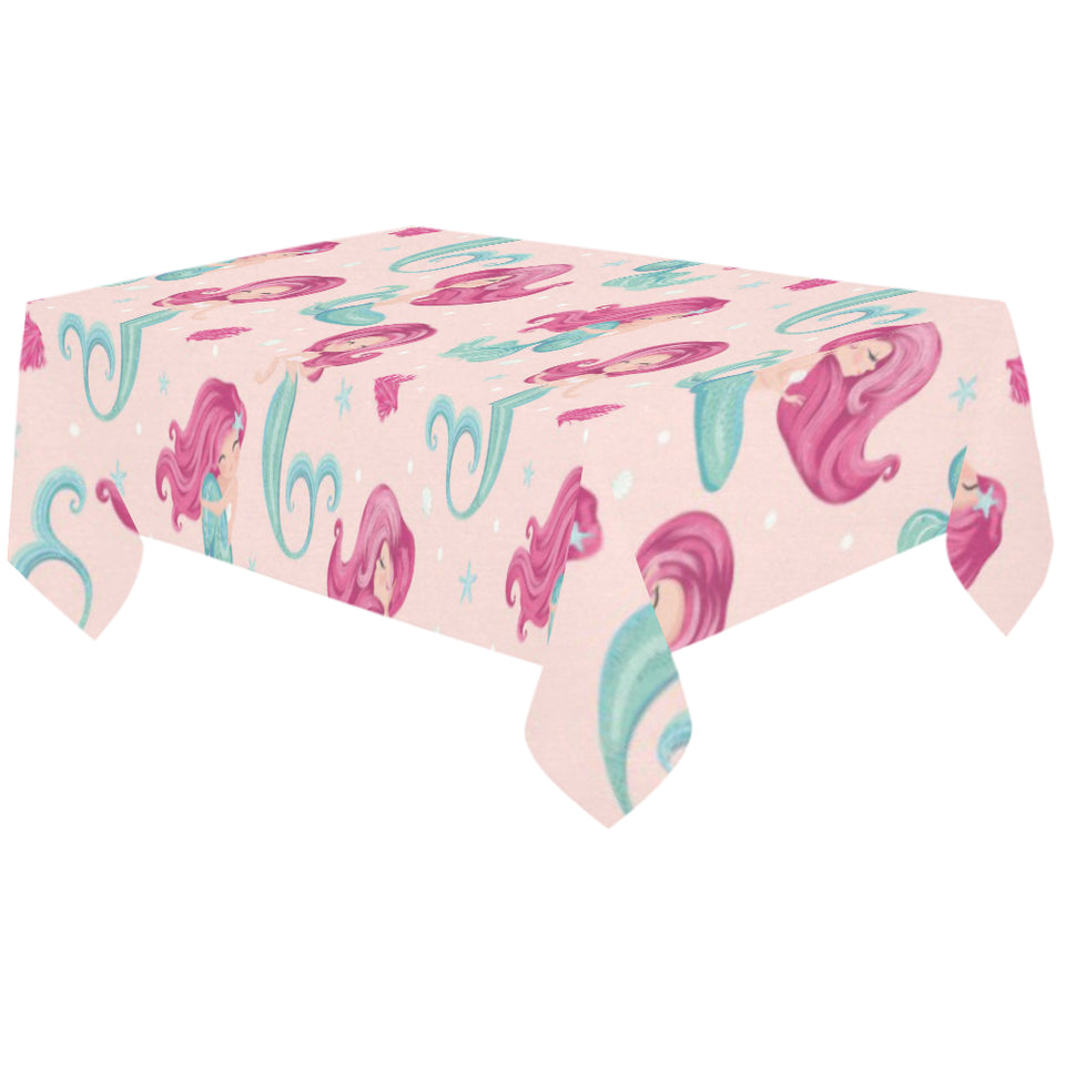 Cute little mermaid pattern Tablecloth