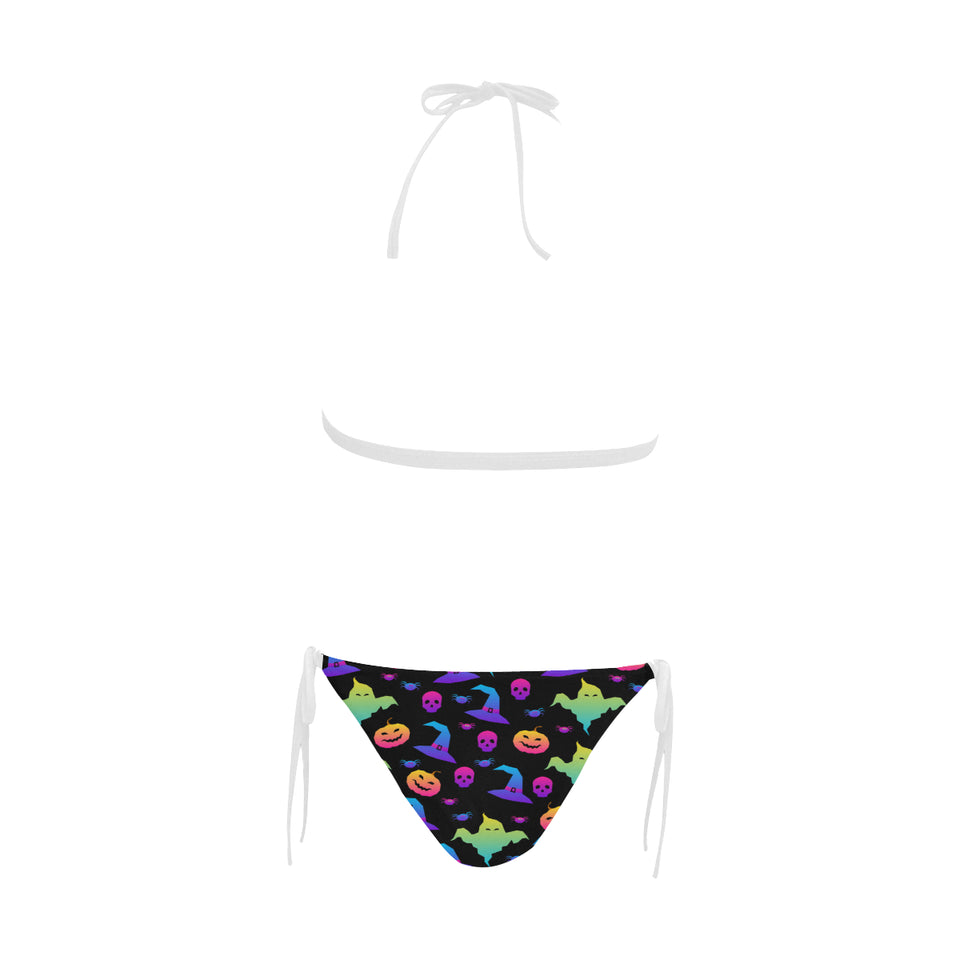 Colorful halloween background Sexy Bikinis Two-Piece Swimsuits