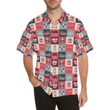 British Pattern Print Design 05 Men's All Over Print Hawaiian Shirt (Model T58)