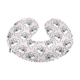 Cute french bulldog pattern U-Shaped Travel Neck Pillow