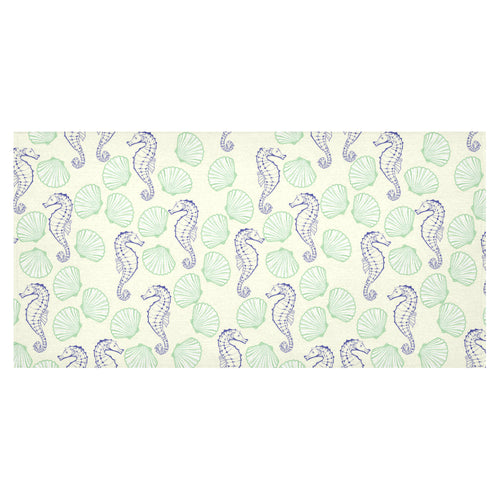 Seahorse shell pattern Tablecloth