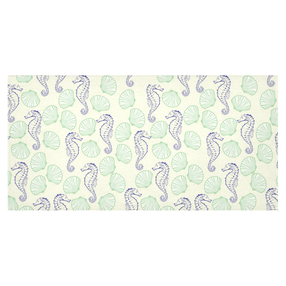 Seahorse shell pattern Tablecloth