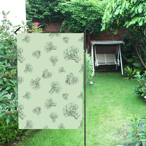 broccoli sketch pattern House Flag Garden Flag