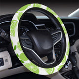 Lime design pattern Car Steering Wheel Cover
