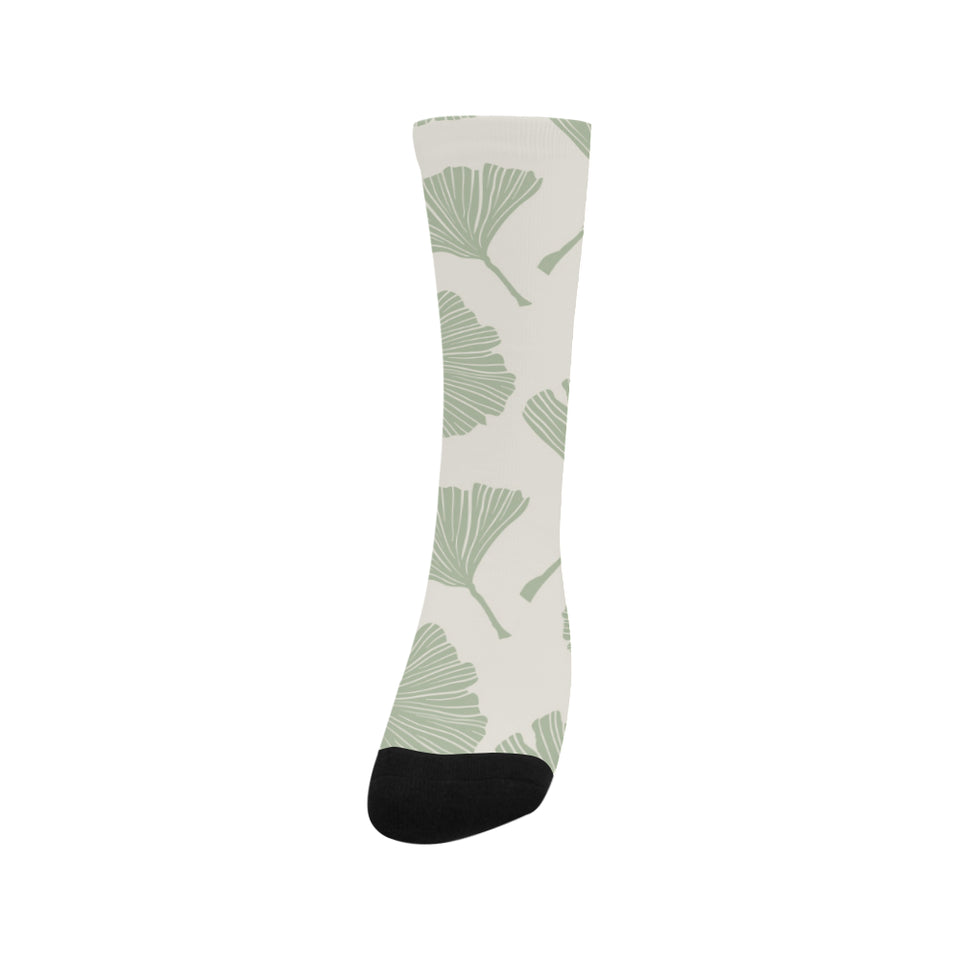 Ginkgo leaves pattern Crew Socks