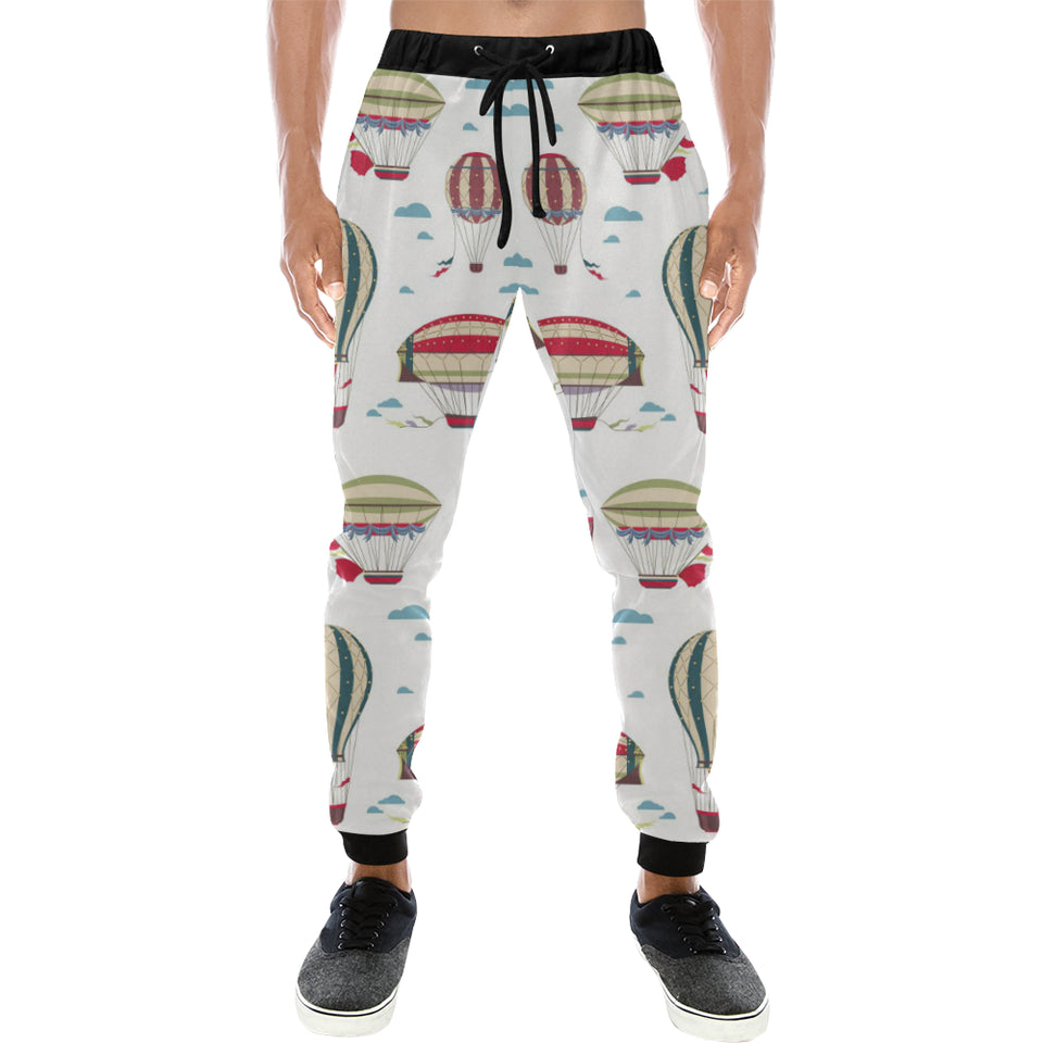 Hot air balloon pattern Unisex Casual Sweatpants