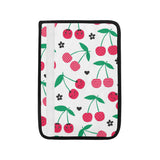 cherry pattern white background Car Seat Belt Cover