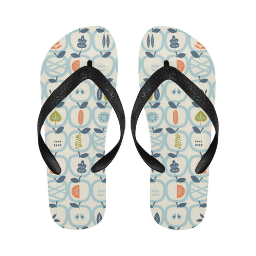 apples leaves pattern Unisex Flip Flops