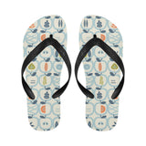 apples leaves pattern Unisex Flip Flops