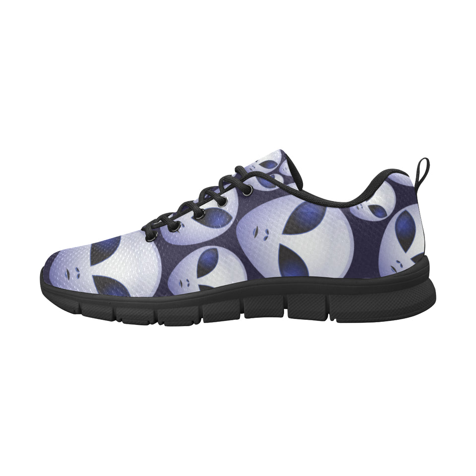 Alien Pattern Print Design 01 Men's Breathable Sneakers ( Model 055)