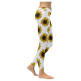 sunflowers design pattern Women's Legging Fulfilled In US